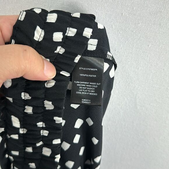 Sanctuary Mirage Printed Pull-On Pants- Black/White Polka Dot- Size XL- NWT - Picture 5 of 6